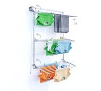 foxydry Wall, tendedero de Pared Sube y Baja, Plegable, 108 cm