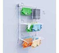 foxydry Wall, tendedero de Pared Sube y Baja, Plegable, 108 cm