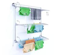 foxydry Wall, tendedero de Pared Sube y Baja, Plegable, 152 cm