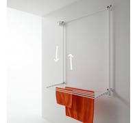 foxydry Wall, tendedero de Pared Sube y Baja, Plegable, 88 cm