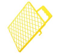 FOYTOKI Pantalla de Pintura Plástica Amarilla para Bandejas con Estructura de Rejilla Abs Fácil de Limpiar y Distribución Uniforme de Pintura para Proyectos