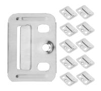 FOYTOKI Pieza de Fijación de Acero Inoxidable para Panel de Pared Integrada, Diseño de Cabeza de Tornillo Avellanada, 100 Piezas, Fácil Instalación para Paneles de Bambú y Madera