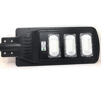 FOYU - Farola LED para iluminación vial, luz fría, energía solar, con mando a distancia