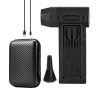 Fpreeza Soplador de Aire Comprimido 130000RPM Mini Soplador Eléctrico Inalámbrico Recargable Ajustable de 3 Velocidades con Luz LED Boquillas para Limpieza Versátil