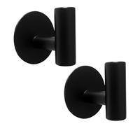 FRACOMO 2 Ganchos Adhesivos de Pared Resistentes, Ganchos Baño sin Taladro Acero Inoxidable 304, Ganchos Impermeables Baño Antióxido, Ganchos Adhesivos Fuertes para Toallas y Colgador de Ropa Adhesivo