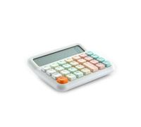 FRAGA CALCULADORA SOBREMESA SOFT COLOR BLANCO 12 DIGITOS TECLA XL CALCULADORA 17x16x4 Cms.