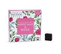 Fragrancia Aromafume White Sage & Rose Incienso Ladrillos (1 caja = 9 ladrillos)