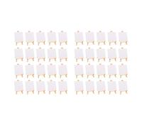 Frahou 40 piezas Mini lienzo signos tablero con caballete, panel de lienzo de pintura, adecuado para pintura artística, accesorios de fiesta