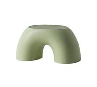 Frahou Arco Iris Forma Taburete Reposapiés Taburete para Niños Asiento para Sala de Estar Muebles Interiores Taburete Infantil Juguetes Verde