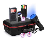 Frahou Kit de equipo de caza de fantasmas de 8 piezas para principiantes e investigadores, kit completo de equipo de caza fantasma con medidor EMF
