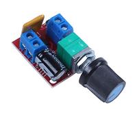 Frahou Mini DC Motor PWM Regulador de velocidad 3 V 6 V 12 V 24 V 35 90 W 5 A DC Motor Drehzahlschalter LED Dimmer