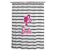 Franco Barbie Glam - Juego de Cortina de Ducha y Anillo de 13 Piezas, (Producto 100% Oficial)