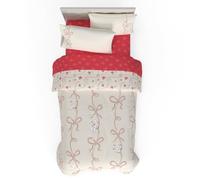 Franco Chop Retro Classic - Juego de Ropa de Cama Infantil Muy Suave y Acogedor con Funda, edredón Reversible con Funda, 5 Piezas, tamaño Individual (Producto con Licencia Oficial)