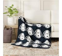 Franco Collectbles Peanuts Snoopy Bedding - Manta de Felpa súper Suave y acogedora, 46 x 60 Pulgadas (Producto con Licencia Oficial)