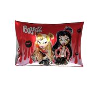 Franco Collectibles Bratz Beauty - Funda de Almohada estándar de satén Sedoso de 20 x 30 Pulgadas, para Cabello y Piel (Producto Oficial)