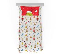 Franco Collectibles Dr. Seuss The Grinch - Juego de sábanas de Microfibra súper Suave de 3 Piezas (Producto Oficial)