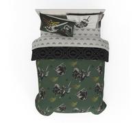 Franco Collectibles Legend of Zelda Gaming Bedding - Juego de edredón Reversible súper Suave de 7 Piezas con Funda, tamaño matrimonial (Producto Oficial)