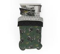 Franco Collectibles Legend of Zelda Gaming Set de Ropa de Cama 5 Piezas, edredón Reversible Muy Suave con sábanas y Funda de Almohada, tamaño Individual (Producto con Licencia Oficial)