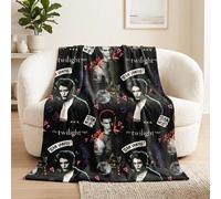 Franco Collectibles - Manta de Felpa súper Suave y acogedora, 60 x 46 Pulgadas, Equipo Jacob Edward (Producto con Licencia Oficial)
