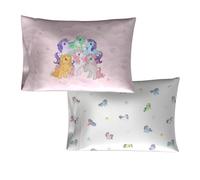 Franco Collectibles My Little Pony Beauty - Juego de 2 Fundas de Almohada de satén Sedoso estándar de 20 x 30 Pulgadas para Cabello y Piel (Producto Oficial)