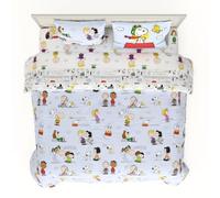 Franco Collectibles Peanuts - Juego de Ropa de Cama de 7 Piezas súper Suave con Funda de Almohada, tamaño King, (Producto 100% Oficial)