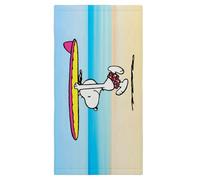 Franco Collectibles - Snoopy de Peanuts - Toalla infantil de baño, piscina, playa, de algodón supersuave, 60 x 30 pulgadas, (100% producto oficialmente licenciado)