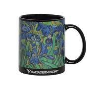 Franco Cosimo Panini Haltadefinizione - Taza, Taza en Cerámica Impresa con una Obra de Arte de Hokusai, Incluye una Elegante Caja de Regalo, Capacidad 325 ml, Dimensiones 9,5H x 8 Diámetro cm