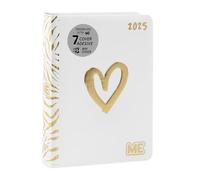 Franco Cosimo Panini ME Luxury Edition - Cuaderno diario de 16 meses, tapa blanda con gráficos en relieve y 512 páginas, ideal para escuela secundaria, superior y universidad, 12 x 16,5 cm