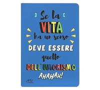 Franco Cosimo Panini O.P.S. Cuaderno Mini - Carcasa fabricada en plástico suave al tacto, con elástico y marcador, ideal para trabajo y universidad, 160 páginas interiores a rayas, formato 9 x 14 cm,