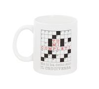 Franco Cosimo Panini O.P.S. - Taza de cerámica personalizada, con frases divertidas y de diseño atractivo, apta para horno, microondas, lavavajillas, capacidad 350 ml, formato 10 x 8 x 8 cm