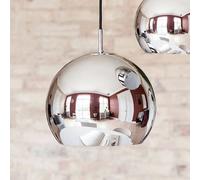 FRANDSEN lámpara colgante Bola, color cromo brillante, Ø 18 cm