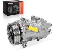 Frankberg Compresor de aire acondicionado Compresor A/C con Embrague Diesel Compatible con Proace Jumpy Expert C8 807 Ulysse Scudo Phedra Replace# 89136, Incluye aceite preengrasado