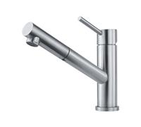 Franke Orbit - Grifo de fregadero FC 9461 con caño extraíble, acero inoxidable 115.0569.461