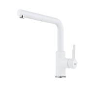 FRANKE 115.0595.088, Grifo del fregadero de la cocina Urban pull-out, Blanco polar