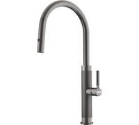 Franke Grifo de cocina de pie Mythos Masterpiece 115.0711.555 con ducha extraíble antracita
