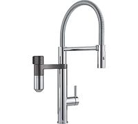 FRANKE 120.0621.230, Grifo del fregadero de la cocina Vital Semi-Pro, Cromo metalizado/bronce