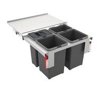 Franke 121.0200.676 Clasificador de Residuos, Gris, 56.2 x 39.9 x 36.0 cm