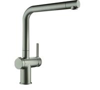 Franke Active - Grifo de fregadero FN 5350.149, con control de desagüe Twist, acero inoxidable 115.0653.504