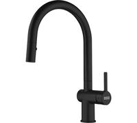 Franke Active New - Grifo de fregadero FN 4090.901 con ducha extraíble, negro mate 115.0653.404