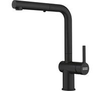Franke Active New - Grifo de fregadero FN 6110.901 con ducha extraíble, negro mate 115.0653.382