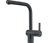 Franke Atlas Neo - Grifo de fregadero FC 3791.502 con caño extraíble, negro 115.0550.427