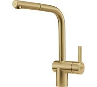 Franke Atlas Neo - Grifo de fregadero FC 3791.504 con caño extraíble, oro 115.0681.242