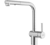 Franke Atlas Neo - Grifo monomando para fregadero FC 4171.501 con ducha extraíble, acero inoxidable 115.0741.710