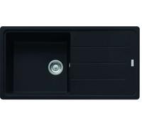 Franke Basis - Fregadero de fragranite BFG 611, 97x50 cm, negro mate 114.0661.511
