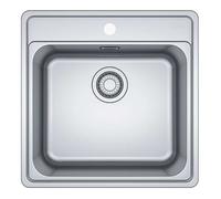Franke Bell - Fregadero BCX 610-51, 51x51 cm, acero inoxidable 101.0698.010