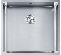 FRANKE BOX BXX 110-45, modelo para encastrar, con cestillo de desagüe que funciona como válvula de cierre