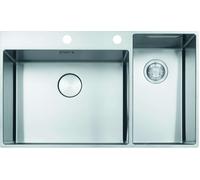Franke Fregadero de cocina Box Center BWX 220/620-54-27/2 86x51 cm acero inoxidable 127.0538.259