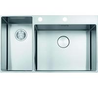 Franke BWX 220-54-27 TL Lavabo sobre-encimera Rectangular Acero inoxidable
