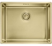 Franke BXM 210/110-50, rectangular, revestimiento PVD de acero inoxidable/latón, dorado, 1 recipiente/recipientes, 500 x 410 mm, 20 cm