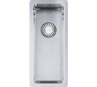 FRANKE BXX 210-16 con cesto de colado, utilizado como válvula de cierre en el sistema SlimTop